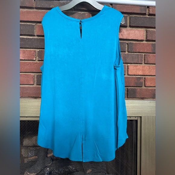 🛍️Grace Clements Blue Top Size XXL excellent condition. - Picture 3 of 6